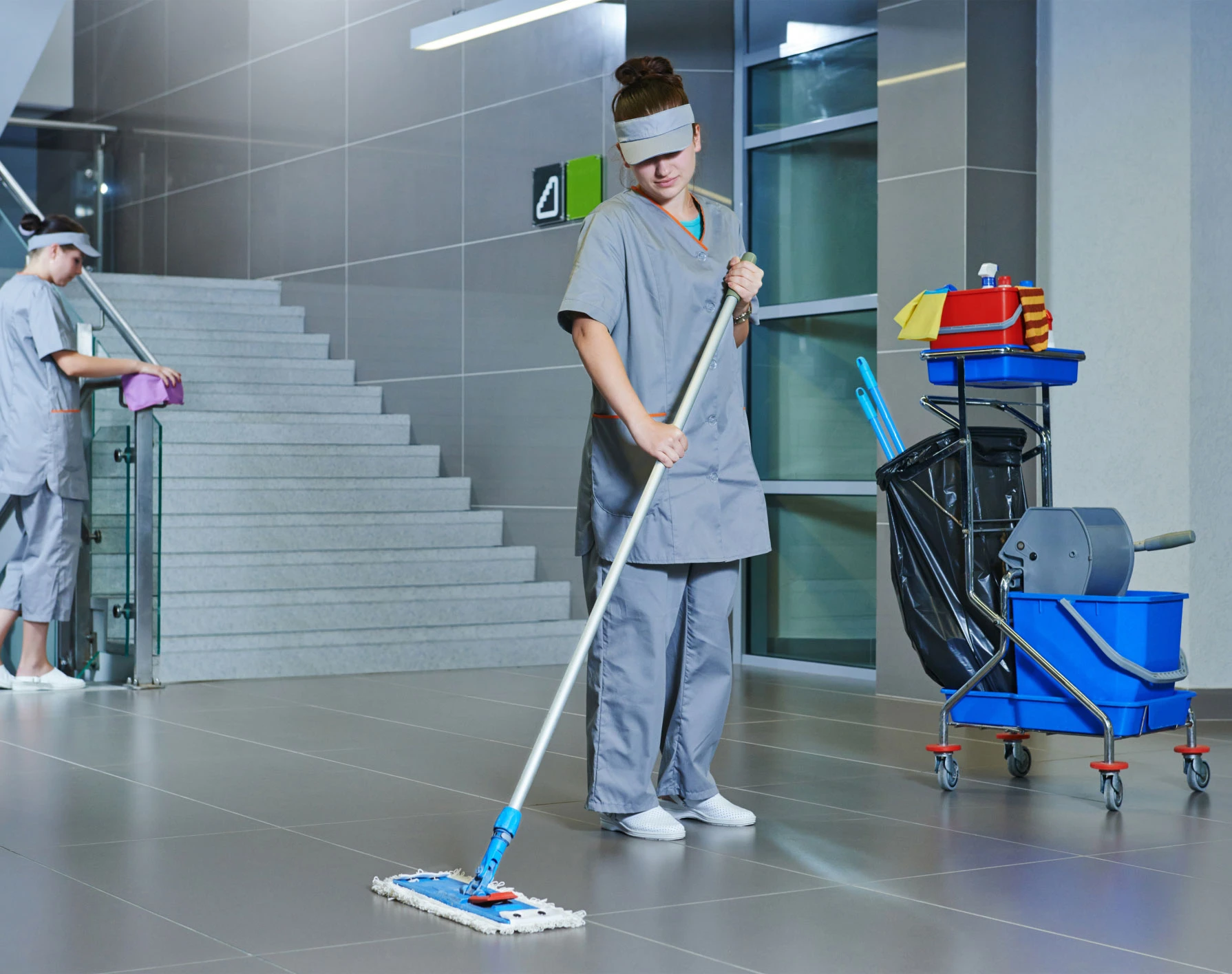 Cleaning Floors, Dynamic Cleaning Services, Delaware County