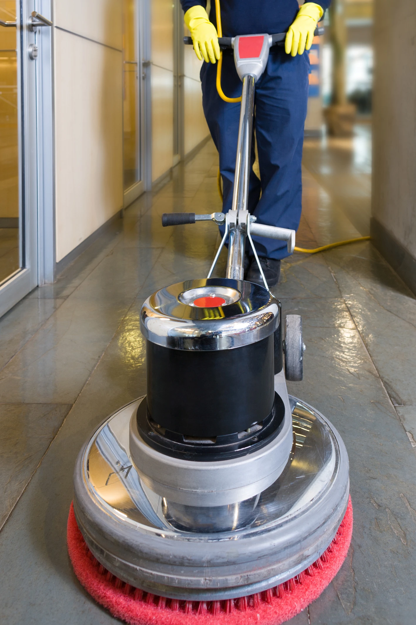 Buffering Floor, Dynamic Cleaning Services, Delaware County